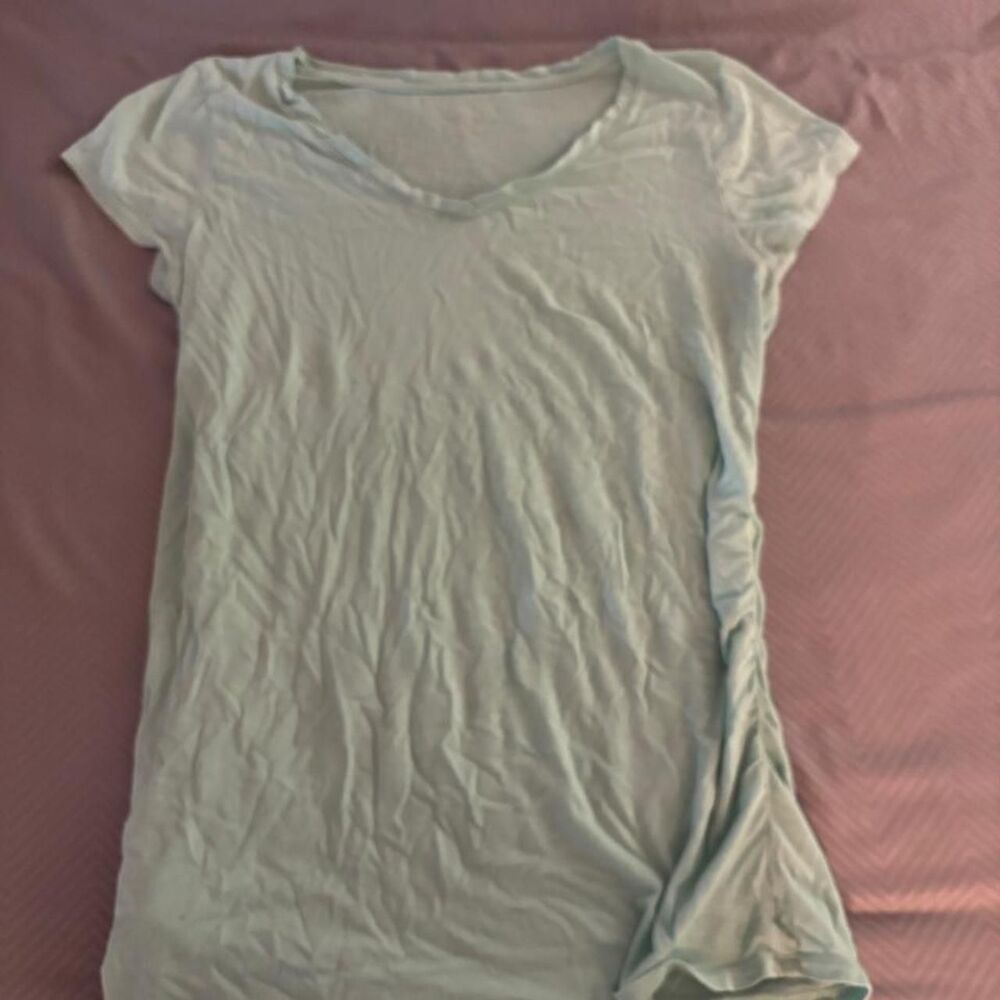 Unbranded Women's Blue and Green T-shirt